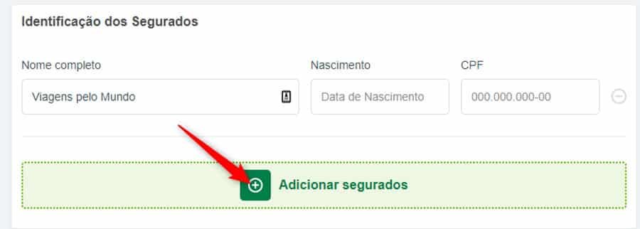 Finalizando a compra do Seguro para o México