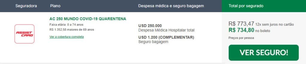 Plano ideal para quarentena