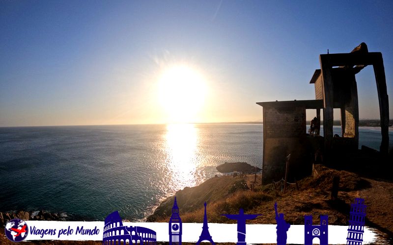 Mirante do pôr do sol em Arraial do Cabo