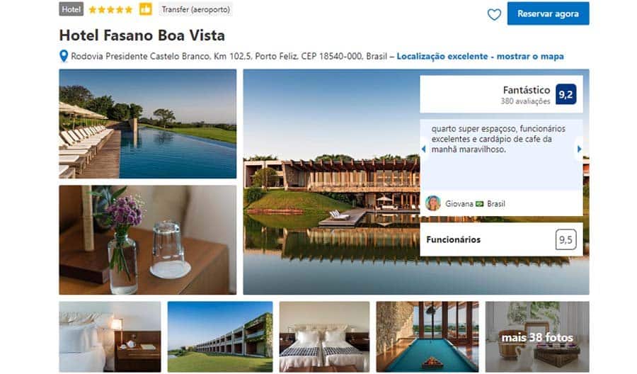 Hotel Fasano Boa Vista