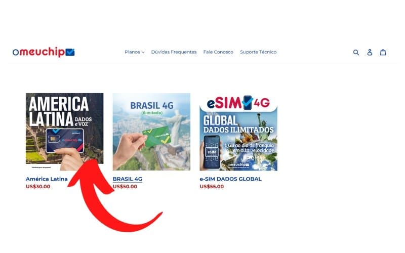 Como comprar chip de celular para Colômbia