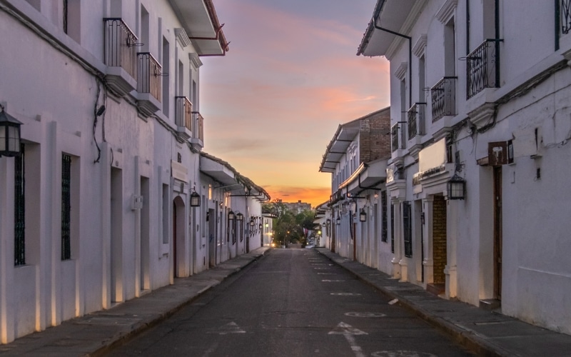 Cidade de Popayan na Colômbia