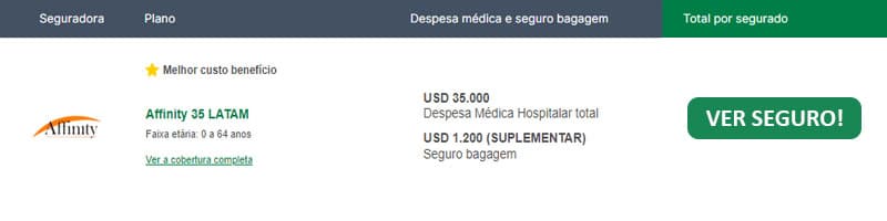 Seguro viagem mais barato para República Dominicana