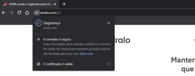 Airalo é seguro
