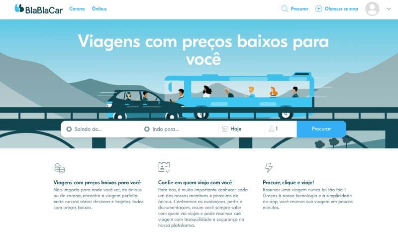 BlaBlaCar, aplicativo de carona