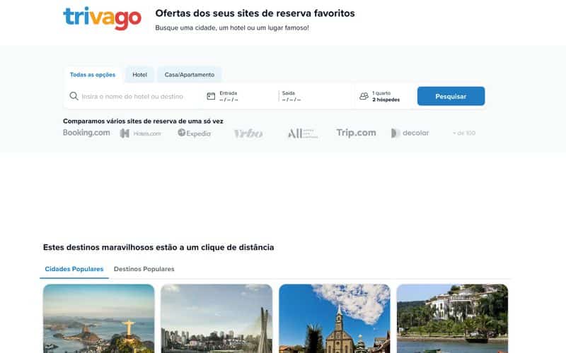Trivago, aplicativo para encontrar hotéis mais baratos