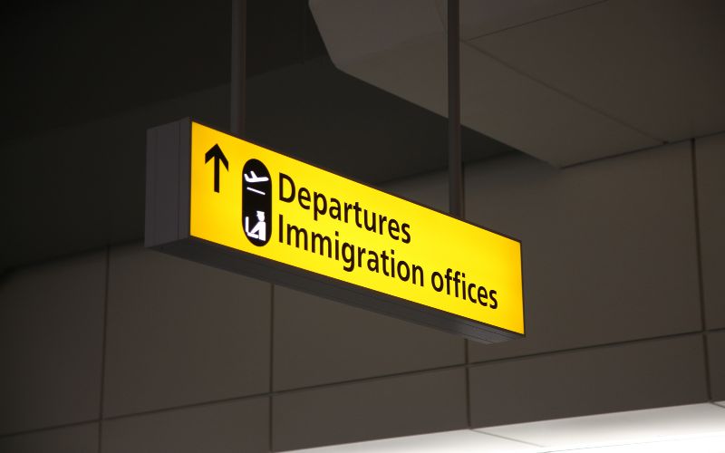 Entrada da imigração na França
