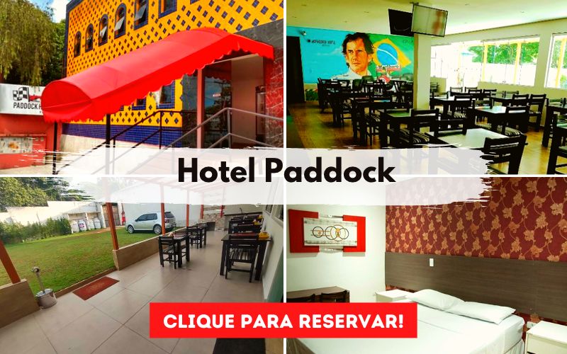 Hotel Paddock próximo ao Autódromo de Interlagos