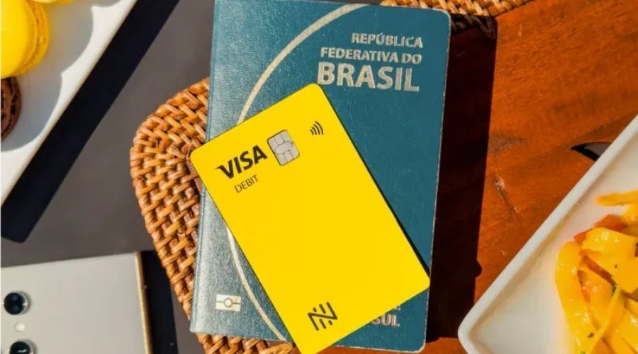 Cartão visa da Nomad