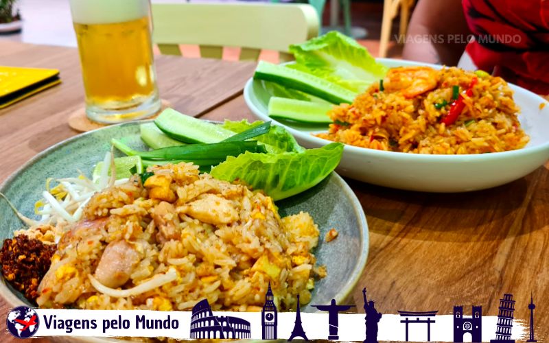 Seguro viagem para Tailândia é importante para as comidas do país