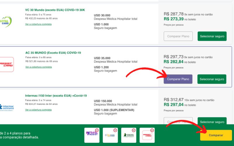 Comparar Seguro Viagem para Tailândia