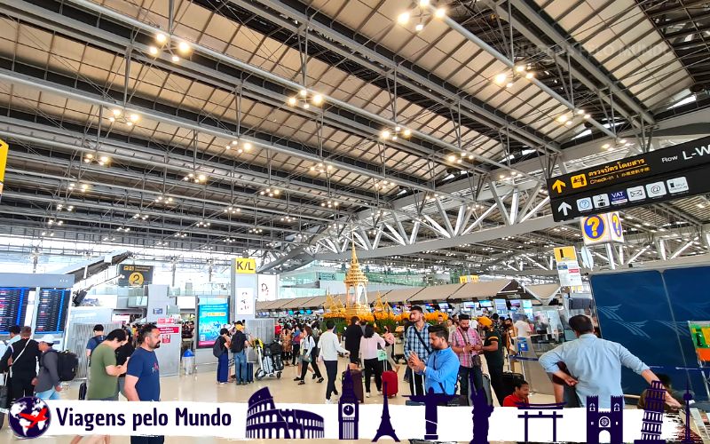 Aeroporto de Bangkok, controle imigratório