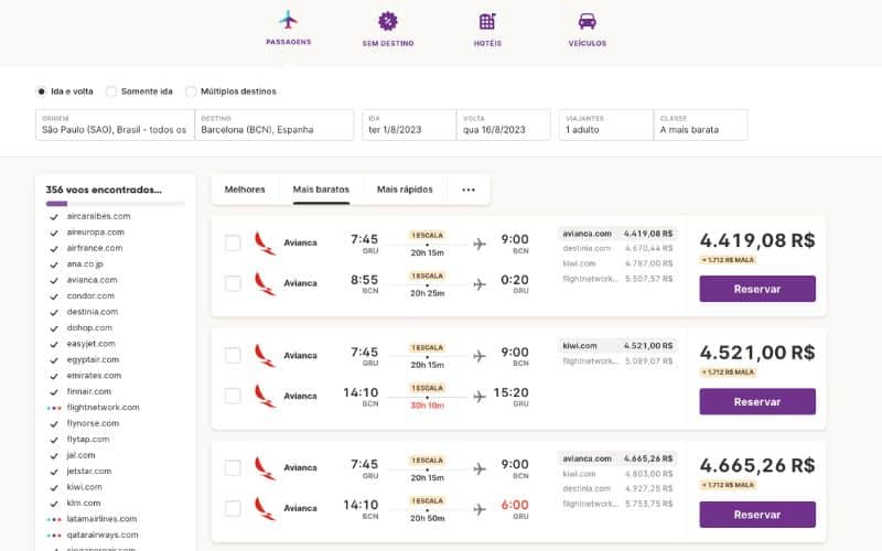 Trabber, buscador de voos mais novo do mercado