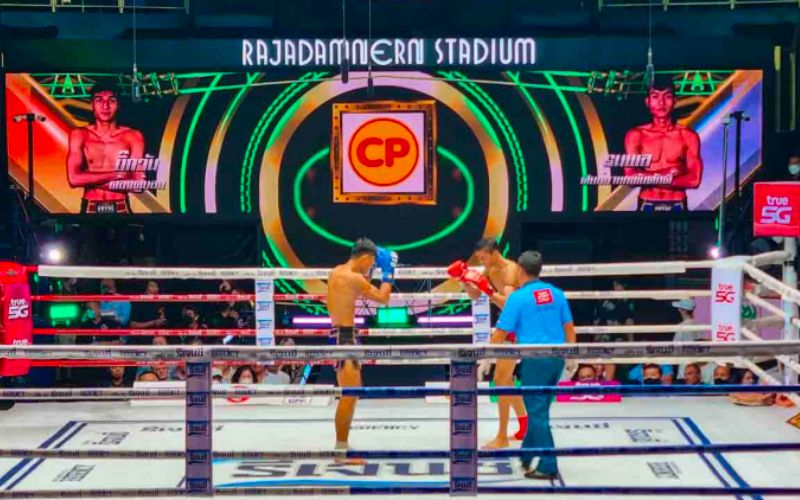 Luta de Muay Thai em Bangkok