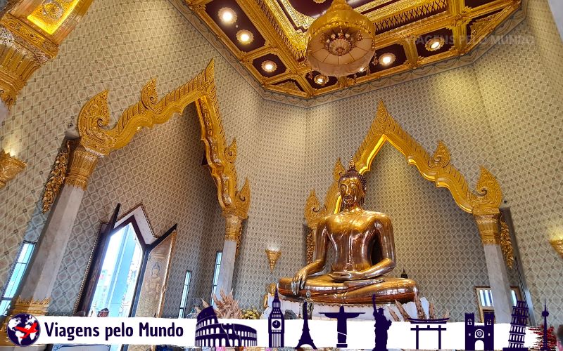 Templo do Buda de Ouro em Bangkok