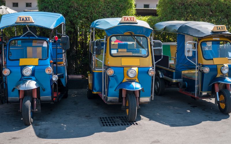 Passeio de Tuk Tuk por Bangkok