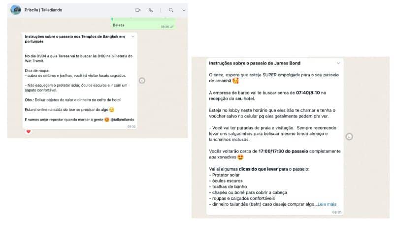 Whatsapp da Tailandiando