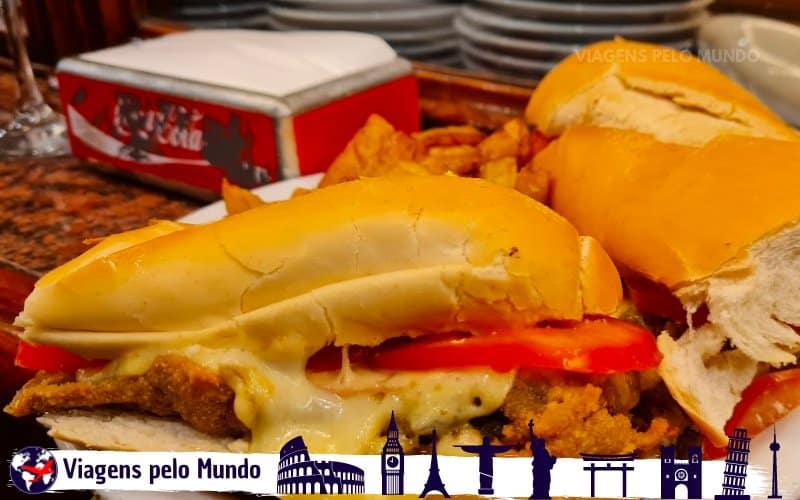 Sanduíche de Mila em Buenos Aires