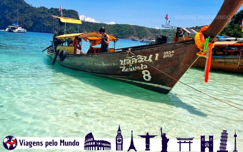 Passeio de Longtail em Phi Phi
