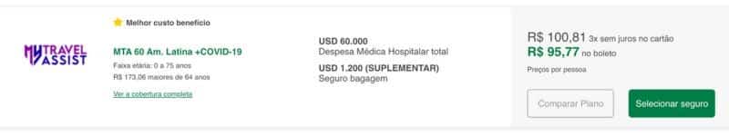 Seguro com melhor custo benefício