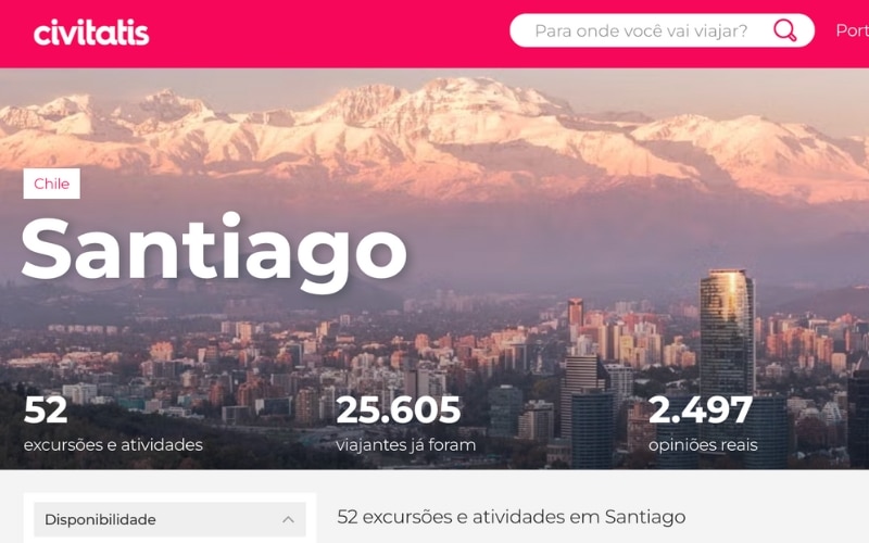Vinícolas em Santiago na Civitatis