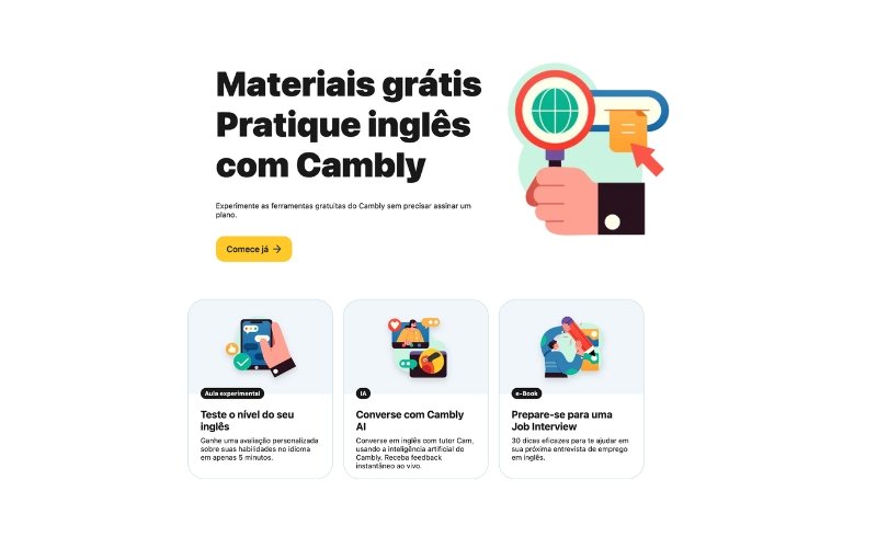 Como funciona o Cambly