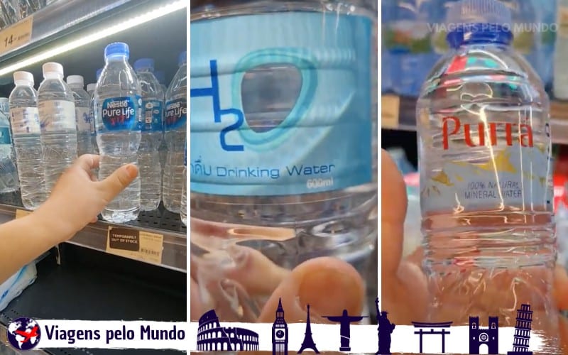 Drink Water e Mineral Water na Tailândia