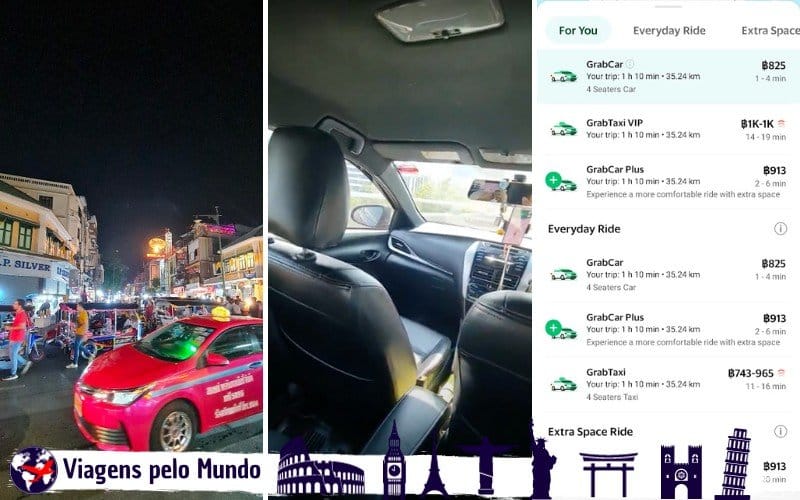 Quanto custa o grab na Tailândia