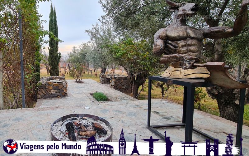 Entrada da Casa Vigil em Mendoza