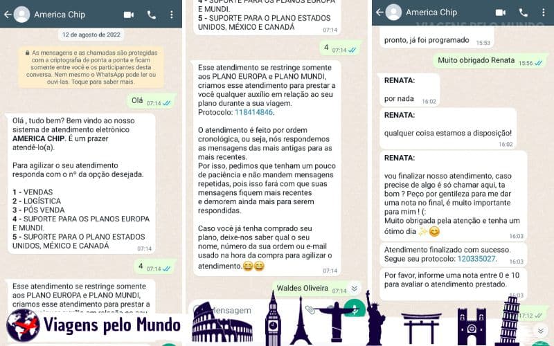 Como acionar o suporte da America Chip
