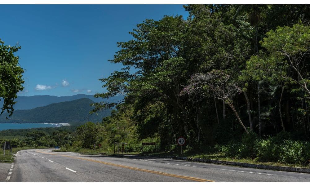Estrada Rio Santos Brasil