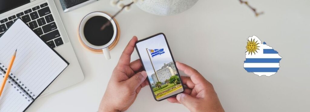 Escolhendo o melhor chip para o Uruguai usando o celular.