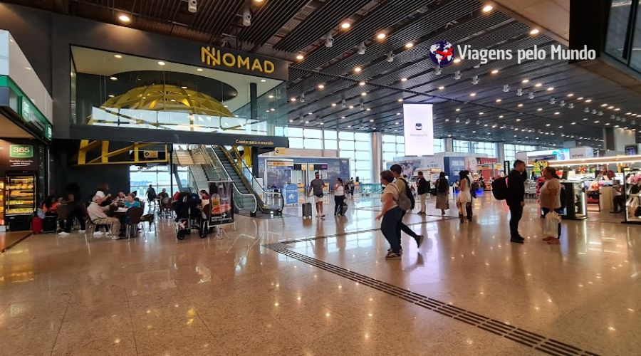 Entrada da Sala Nomad em Guarulhos no Terminal 3