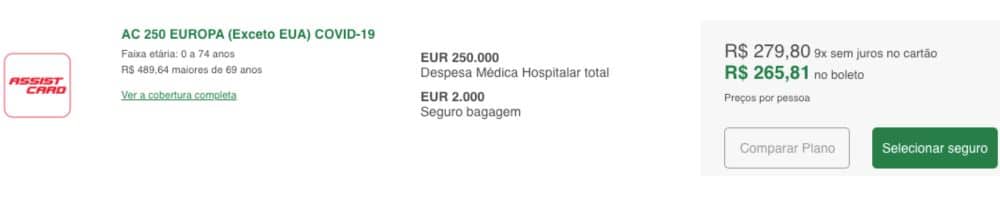 Um dos planos mais completos para Espanha