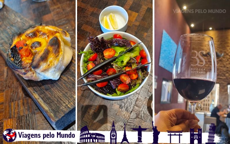 Almoço com harmonização de churrasco e vinhos
