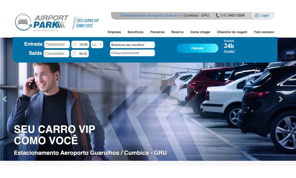 Site oficial do Airport Park