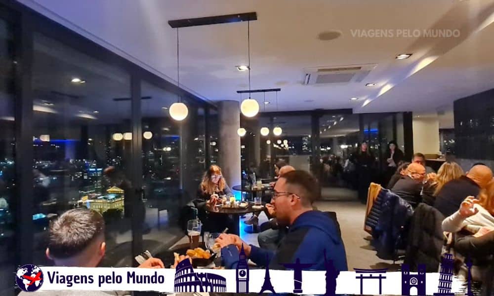 Espaço do Olympo Sky Bar, uns dos principais rooftops em Buenos Aires