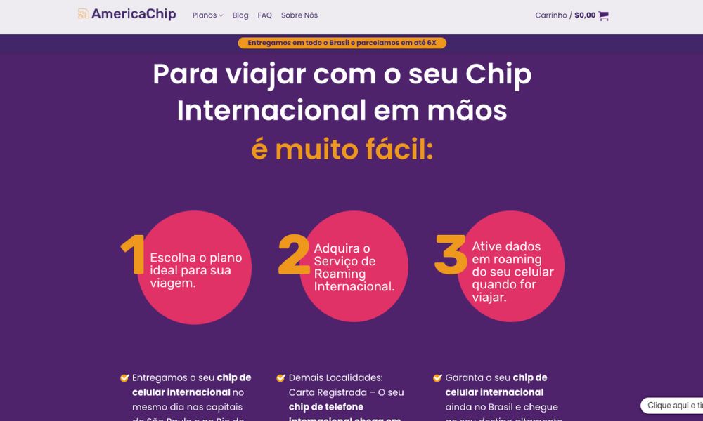 Melhor empresa para comprar o chip de celular para México é a America Chip