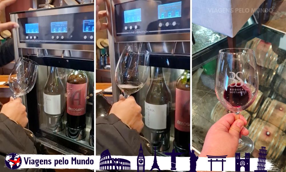 Vinhos que são à vontade durante o almoço
