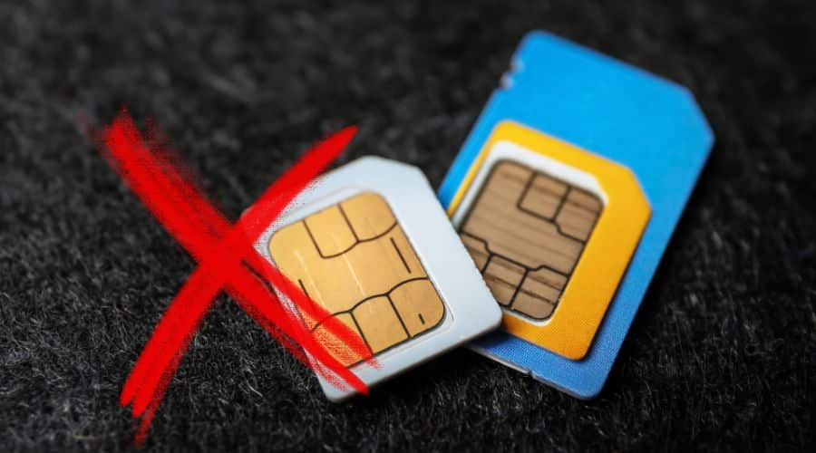 Simcards não recomendáveis para comprar