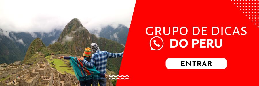 Banner o convite para participar do grupo do peru no whatsapp
