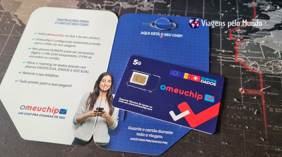 Chip O meu Chip que usei na minha viagem para Europa