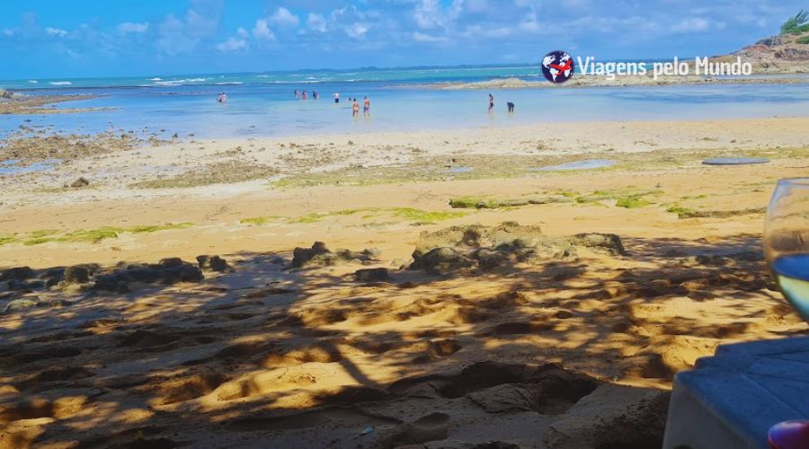 Praia da Ferradura na Ilha de Santo Aleixo