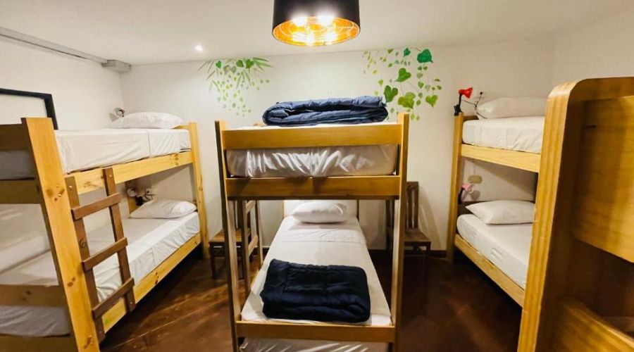 Quarto compartilhado do Rainbow Hostel Lima