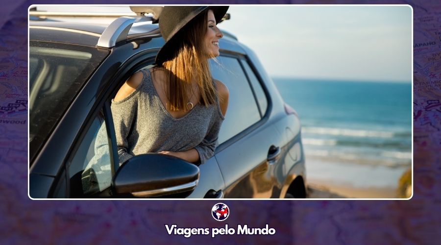 Carro alugado para férias