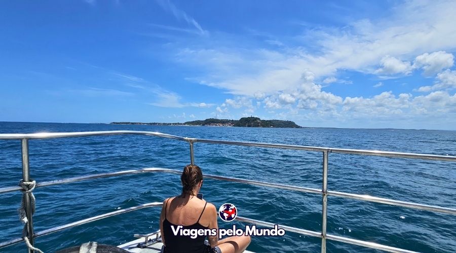Chegando em Morro de São Paulo de Catamarã