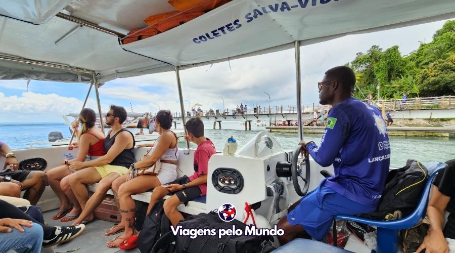 Transporte semi-terrestre de Morro para Salvador