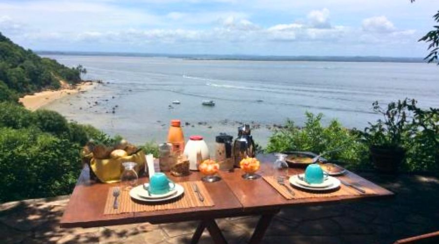 Café da manhã da Pousada Villa Bahia