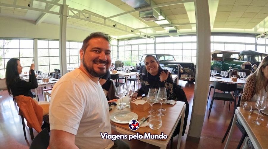 A gente aguardando começar a nossa degustação