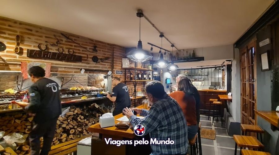Balcão da La Pulpería em Montevidéu.